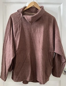 Sudadera polar cooperativa cooperativa REI marrón cuello falso pulóver para hombre talla L cáñamo - Imagen 1 de 19