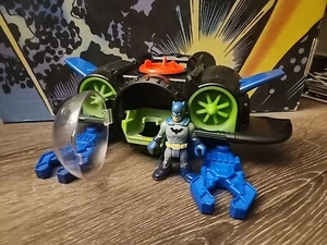 Imaginext DC Super Friends Batsub BATMAN BAT SUB CON personaggio - Foto 1 di 4