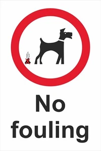 NO FOULING - NO DOGS ALLOWED - DOG POO - DOGS EXERCISE AREA - DOG SIGNS A4 - A3 - Picture 1 of 21
