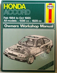 Haynes - Honda Accord Feb 1984-Oct 1985 All Models Owners Workshop Manual - 265 - Picture 1 of 7