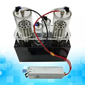 100-240V Dual-Outlet Elektrolyse Wassermaschine zur Herstellung von Wasserstoff Sauerstoff - Bild 1 von 16
