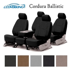 Coverking Custom Seat Covers Ballistic Canvas Front and Rear Row - 5 Colors - Picture 1 of 7
