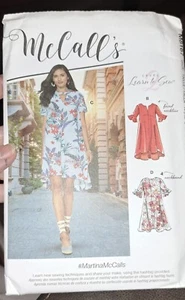 McCall's Sewing Pattern M8167 Ladies XS to XL Learn to Sew Level 2 Dress Uncut - Picture 1 of 2