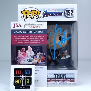 Funko Pop! Marvel Avengers Thor Firmado Chris Hemsworth Certificado de Autenticidad #452 WS - Imagen 1 de 7