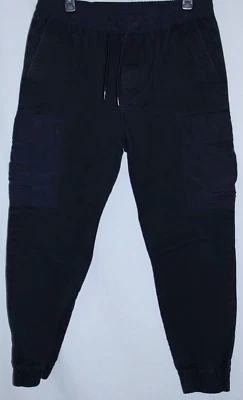 Armani Exchange Pants Mens 32x27 Drawstring Elastic Cargo Trouser Deep Navy - Image 1 of 4