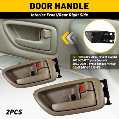 2 внутренние дверные ручки передние задние пассажирские под правую руку для Toyota Avalon 2000-04 годов выпуска - Изображение 1 из 4