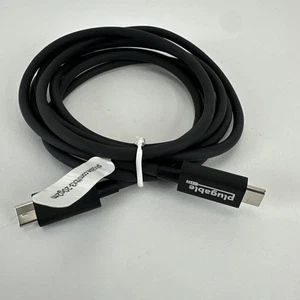 Plugable Thunderbolt 3 USB-C Cable 20Gbps 6.6 ft 2m TBT3-20G2M - Picture 1 of 3