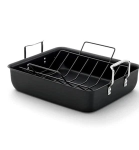 Calphalon Hard-Anodized Nonstick 16” (13”x16”) Roasting Pan with Rack (1805) - Picture 1 of 17