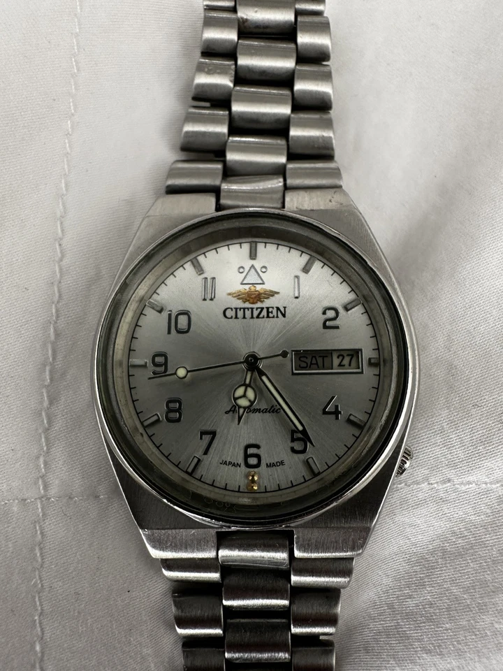 Reloj Automático Vintage Citizen Fecha-Día Acero Inoxidable 21 Joyas Foto 1 de 4