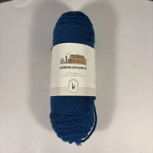 Kelbourne Woolens Germantown Yarn DARK TEAL 3 oz Skein 100% N American Wool - Picture 1 of 6