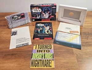 Super Nintendo SNES Super Star Wars 1992 - CIB *MINT* - Picture 1 of 23