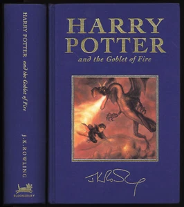 Harry Potter and the Goblet of Fire J.K. Rowling 1st UK Deluxe Collector Edition - Picture 1 of 5