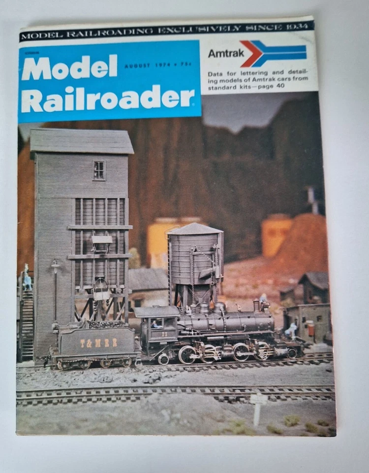 Model Railroader Magazine August 1974 - Image 1 of 2