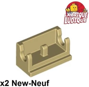 Lego 2x hinge brick brick 1x2 base beige/tan 3937 NEW - Picture 1 of 1