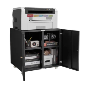 File Cabinet Modern Rolling Printer Stand with Storage for Letter Size and A4 - Picture 1 of 20