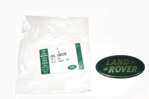 LAND ROVER RANGE ROVER L322 GRILLE BADGE GREEN ON GOLD GENUINE DAG100330 - Picture 1 of 2