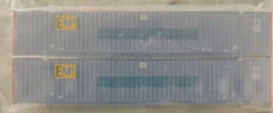 JTC N SCALE EQUIPMENT MANAGEMENT POOL 53' CORRUGATED SIDE CONTAINER SET - Picture 1 of 2