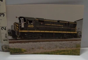 Photograph Livona,Avon & Lakeville  Locomotive #424 Kodachrome Original  A-9 - Picture 1 of 1