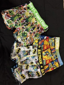 Mincraft, Pokemon, Batman Boy Boxers Size Small (6/7) Bundle 16 Pieces - Picture 1 of 1