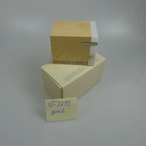 Annamaria Cammilli Wood Jewelry Box for Ring /Pendent /Charm (5.5 x 5.5 x 7 cm) - Picture 1 of 3