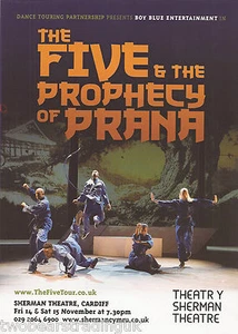 Event Promo Flyer: The Five & The Prophecy Of Prana (Sherman, Cardiff, 2014) - Picture 1 of 1