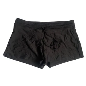 Dokotoo Women's Mini Shorts Drawstring Swimsuit Tankini Bottoms Black 14-16 UK - Picture 1 of 6