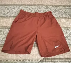 Nike Court Dri-FIT Victory 9" Tennis Shorts Orange CV2545-832 Men’s Size Medium - Picture 1 of 3
