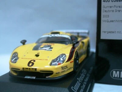 WOW EXTREMADAMENTE RARO Porsche 993 911 GT1 #6 McQueen 3 Daytona 2003 1:43 Minichamps Foto 1 de 3