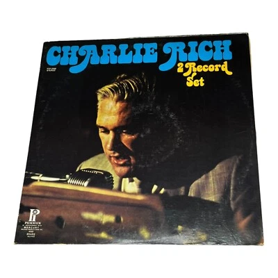 Charlie Rich 2 Record Set Sings 18 Songs Beautiful Girls 33 RPM Vinyl Record Vtg - Image 1 of 4