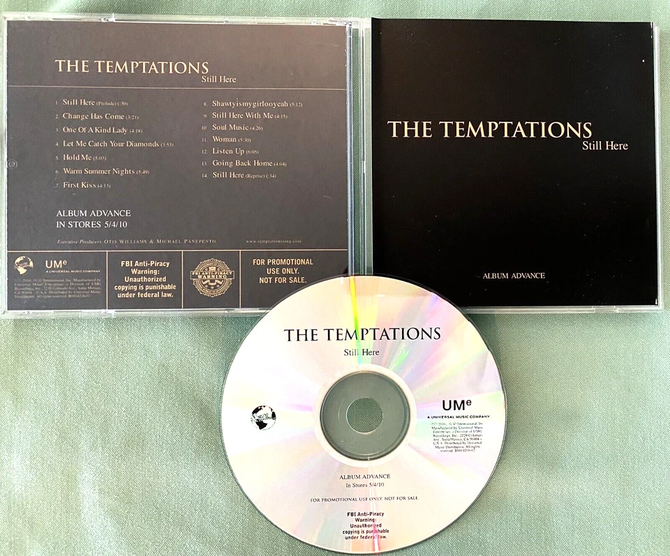 The Temptations PROMO CD Still Here - Image 1 of 1
