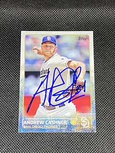 Andrew Cashner San Diego Padres Signed Auto 2015 Topps Card #231 ~ COA - Picture 1 of 3