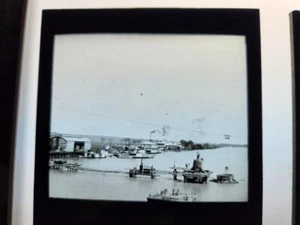 Barcazas Magic Lantern Slide finales de 1800 principios de 1900 cargando - Imagen 1 de 1
