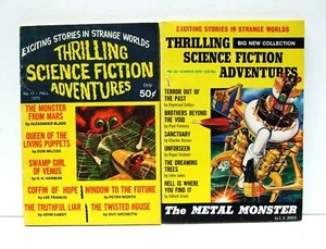 Thrilling Science Fiction Adventures No 16 Summer & No. 17 Fall , 1970 - Picture 1 of 3