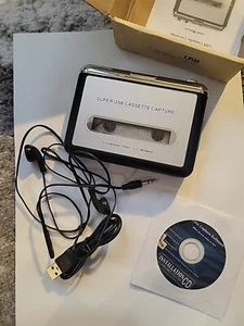 Pocket USB Cassette Capture Tape to MP3 Converter Audio Connector Player Walkman - Picture 1 of 2