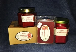 **NEW** Hand Poured Holiday Scents Soy Candles, Tarts & Votives - Apple Cinnamon - Picture 1 of 1