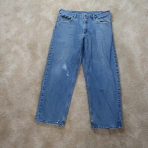 Carhartt Loose Fit Straight Jeans Men's 36x30 Distressed B167 DST Baggy - Picture 1 of 12