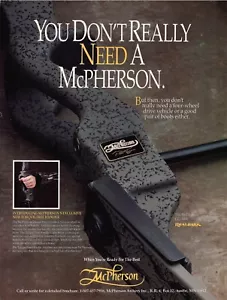VINTAGE 1988 MCPHERSON COMPOSTO TIRO CON L'ARCO STAMPA CACCIA ANNUNCIO - Foto 1 di 1