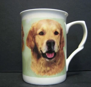 Golden Retriever Dog Fine Bone China Mug Cup Beaker - Picture 1 of 7