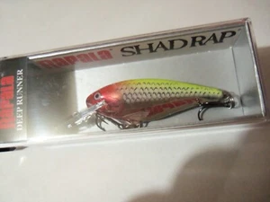1 Rapala Deep Shad Rap Lure SR5 CLN FF Custom Clown NIP - Picture 1 of 5