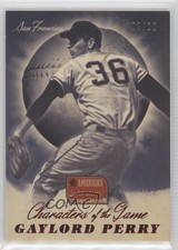 2013 Panini America's Pastime Characters of the Game Red /10 Gaylord Perry HOF