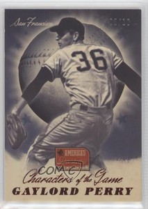 2013 Panini America's Pastime Characters of the Game Red /10 Gaylord Perry HOF