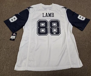 CeeDee Lamb Signed XL Dallas Cowboys Color Rush Nike Jersey Fanatics OU Football - Picture 1 of 6