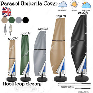 Parasol Banana Umbrella Cover Waterproof Cantilever Outdoor Garden Patio Shield