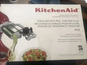 KitchenAid Spiralisieraufsatz mit Schale, Kern und Scheibe - KSM1APC Metall - Bild 1 von 4