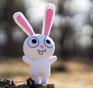Bun Bun plush inspired by Come and Learn with Pibby, Handmade Bunny soft toy