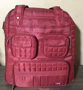 Lug Puddle Jumper gesteppte Tasche rot Reisetasche Übernachtung - Bild 1 von 13