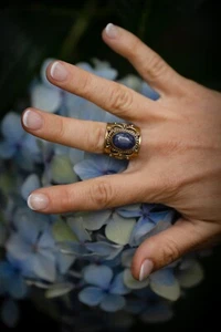 Arc Gypsy Stone Ring - Foto 1 di 8