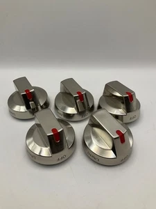 5 Pcs Gas Stove Range Knobs DG64-00473A for Samsung Cooktop Oven NX58H5600SS - Picture 1 of 6
