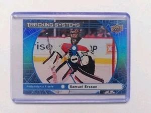 Trading Card NHL Saison 2025 /26 UD Series 1 TRACKING SYSTEMS SAMUEL ERSSON  - Bild 1 von 2