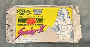 1990 Classic WWF the History of Wrestle Mania series 2 - 15 Cards Per Pack - Picture 1 of 2